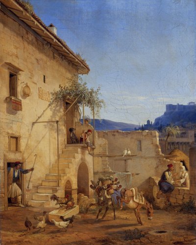 Casa ad Atene da Carl Wilhelm Freiherr von Heideck