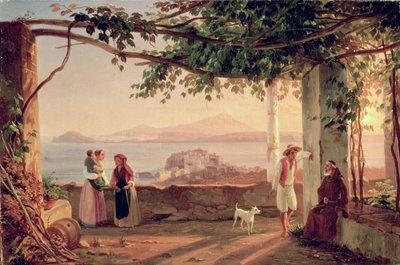 Pozzuoli, c.1831 da Carl Wilhelm Goetzloff