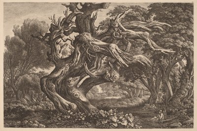 Un Albero di Quercia Morto da Carl Wilhelm Kolbe