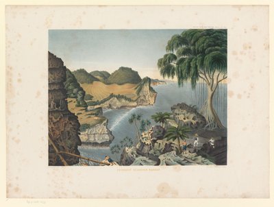 Vista della costa sud di Giava da Carl Wilhelm Mieling (possibly)
