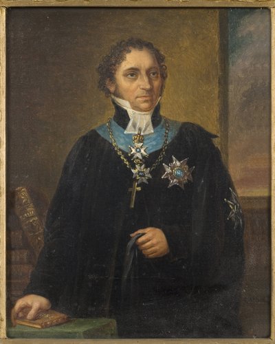 Ritratto di Johan Olof Wallin da Carl Wilhelm Nordgren