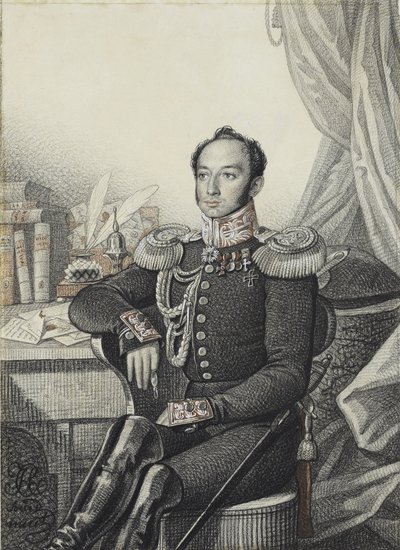 Ritratto di Alexander Ivanovich Germann da Carl von Hampeln