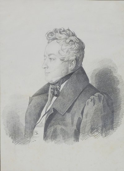 Ritratto del Conte Alexander Dmitrievich Olsufyev 1790-1853, dopo 1832 da Carl von Hampeln
