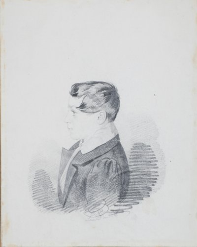 Ritratto del conte Leonid Mikhailovich Golitsyn 1806-1860, 1830s da Carl von Hampeln