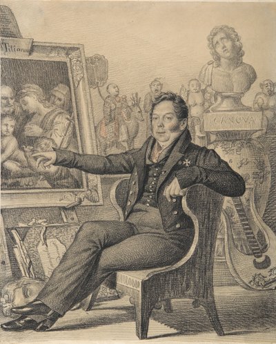Ritratto del conte Nikita Ivanovich Dondukov-Korsakov 1776-1857, 1821 da Carl von Hampeln