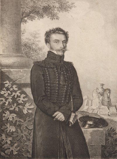 Ritratto del conte Paul Khristoforovich Grabbe, 1820s da Carl von Hampeln