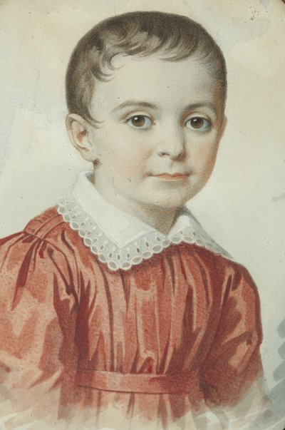 Ritratto di Eugenia Kochubey da bambina, 1849 da Carl von Hampeln