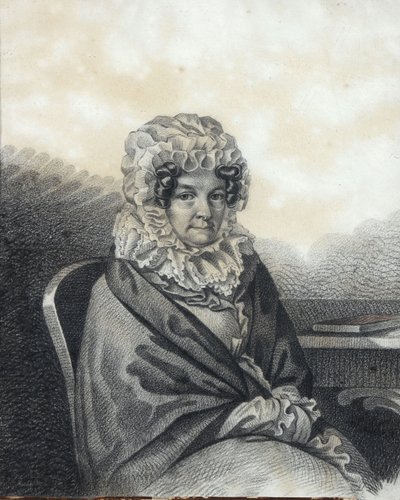 Ritratto di Kleopatra Petrovna Nashchokina 1767-1828, nata Nelidova, 1820s da Carl von Hampeln