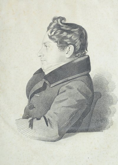 Ritratto di Nikolay Adrianovich Divov 1792-1878, anni 1830 da Carl von Hampeln