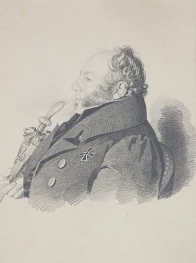 Ritratto di Vasily Vasilyevich Kochubey 1784-1844, c. 1832 da Carl von Hampeln