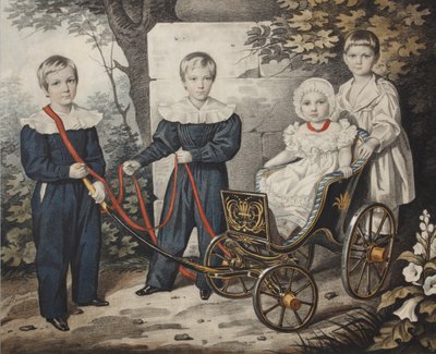 Ritratto dei bambini Talyzin, primi anni 1830 da Carl von Hampeln