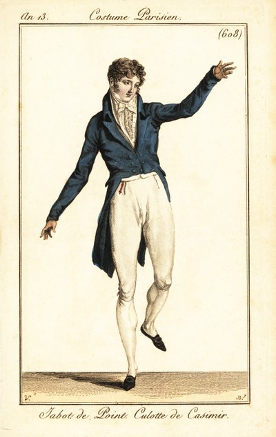 Dandy che balla a un ballo, Parigi da Carle (after) Vernet