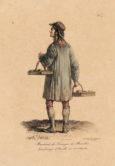 Un mercante di formaggi delle Marolles da 