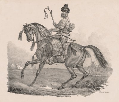 Cavaliere cosacco, c. 1820 da Carle Vernet