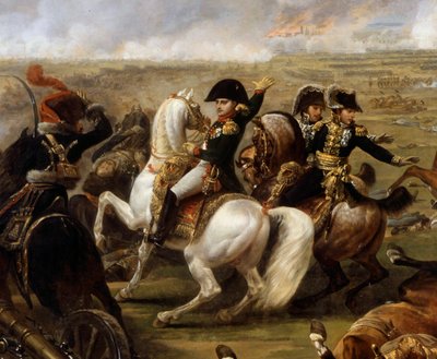 Imperatore Napoleone I alla battaglia di Wagram il 5/07/1809 (dettaglio) da Carle Vernet