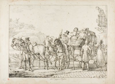 Viaggiatori inglesi da Carle Vernet