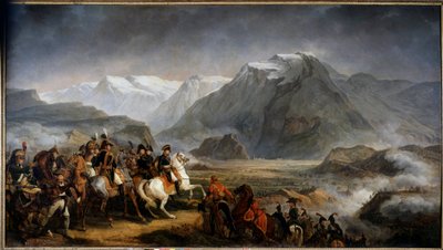 Generale Napoleone Bonaparte alla battaglia di Rivoli da Carle Vernet