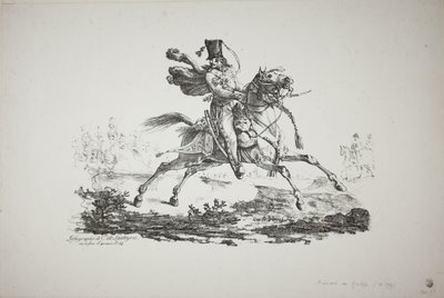 Ussaro al galoppo da Carle Vernet