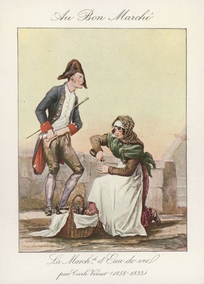 La Venditrice di Acquavite da Carle Vernet