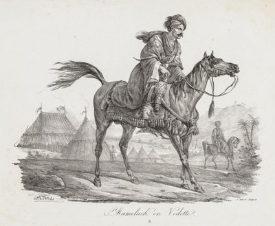 Grande Suite di Cavalli: Mamelucco a Cavallo da Carle Vernet