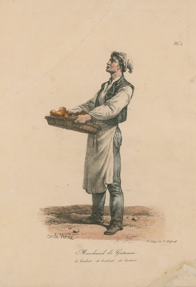 Venditore di Dolci da Carle Vernet