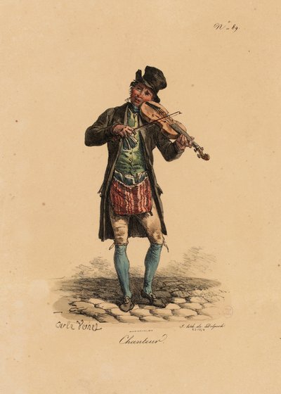 Cantante di strada da 