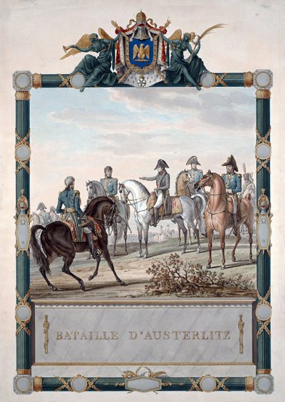 La battaglia di Austerlitz del 2 dicembre da Carle Vernet