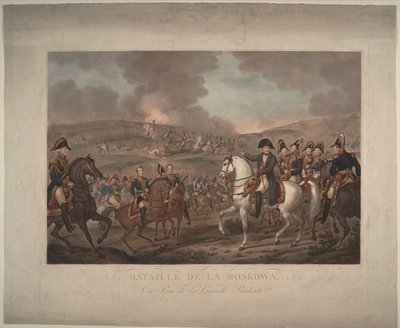 La Battaglia di Borodino del 26 agosto 1812, 1825 da Carle Vernet