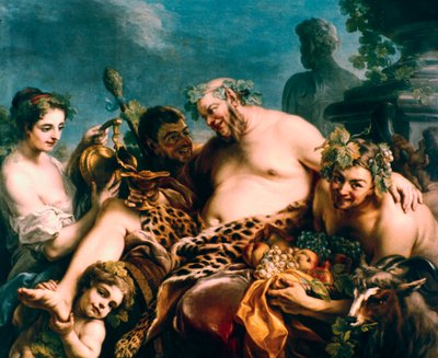 Silenus ubriaco da Carle van Loo
