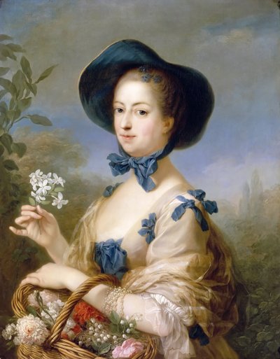 Jeanne-Antoinette Poisson, marchesa di Pompadour Belle Jardiniere da Carle van Loo