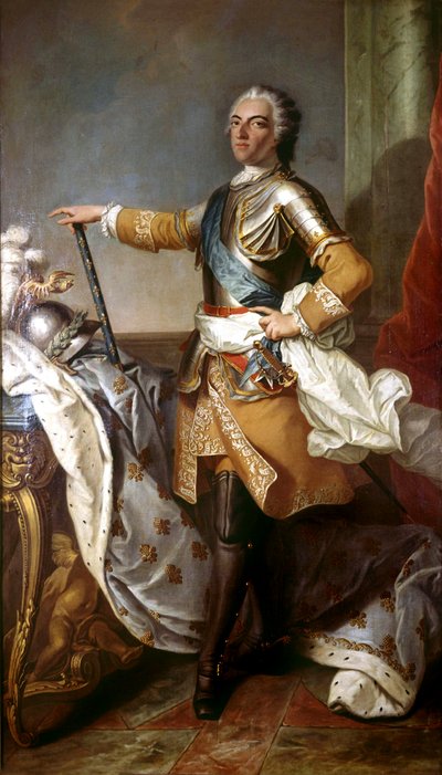 Luigi XV (1710-1774) re francese nel 1774-1792 da Carle van Loo
