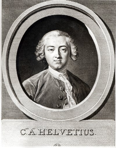 Ritratto di Claude Adrien Helvetius (1715-1771) filosofo francese da Carle van Loo