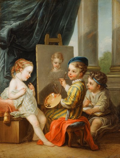 Le quattro arti - Pittura da Carle van Loo