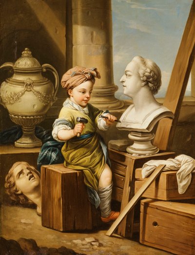 Le quattro arti - Scultura da Carle van Loo