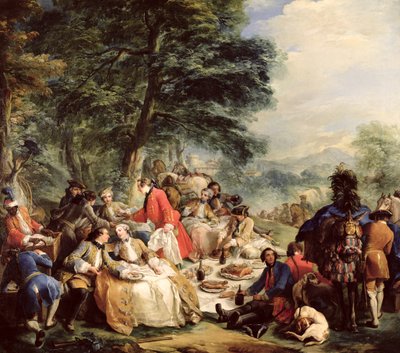 Il pranzo della caccia, 1737 da Carle van Loo