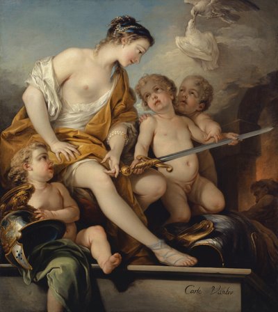 Venere e Cupidi con le armi di Marte da Carle van Loo