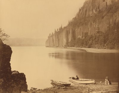 Capo Horn, fiume Columbia da Carleton E. Watkins