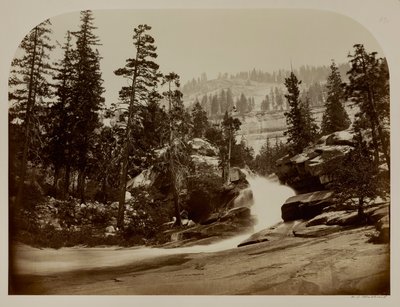 Cascata, cascate del Nevada, Yosemite, California da Carleton E. Watkins