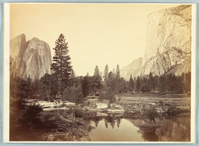 Giù nella Valle, El Capitan e Cathedral Rocks da Carleton E. Watkins