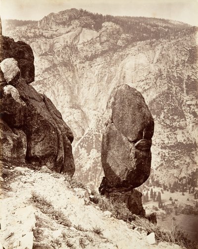 Eagle Point, Yosemite, ca. 1872, stampato ca. 1876 da Carleton E. Watkins.