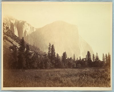El Capitan, Yosemite da Carleton E. Watkins