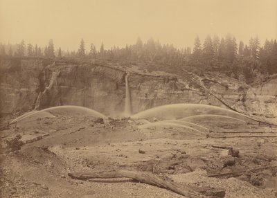 Malakoff Diggins, North Bloomfield, Contea di Nevada da Carleton E. Watkins
