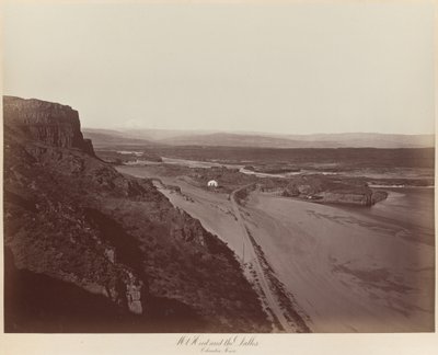 Monte Hood e le Dalles, fiume Columbia da Carleton E. Watkins