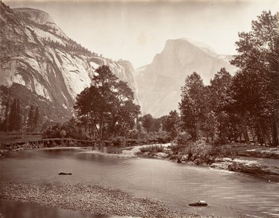 Cupola Nord e Sud, Yosemite da Carleton E. Watkins.