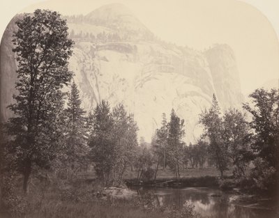 Vista del Fiume degli Archi Reali, Yosemite da Carleton E. Watkins