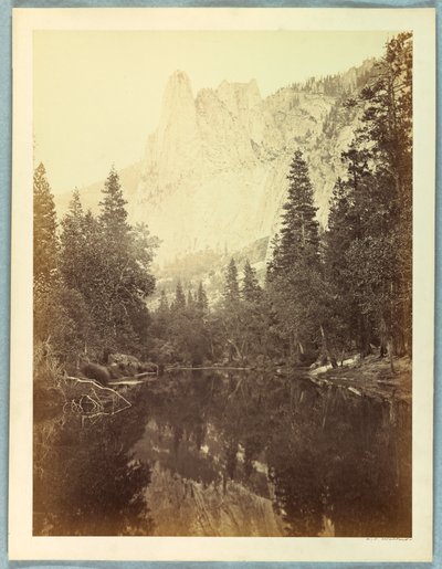 Sentinella, 3270 Piedi, Yosemite da Carleton E. Watkins
