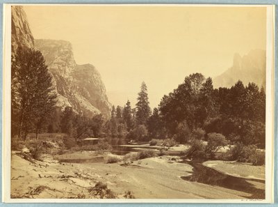 Su per la valle, Yosemite da Carleton E. Watkins