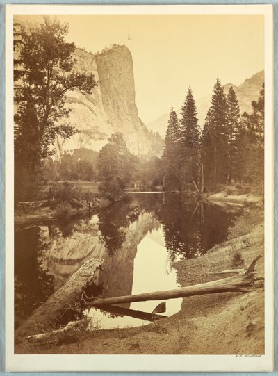 Colonna di Washington, Yosemite da Carleton E. Watkins