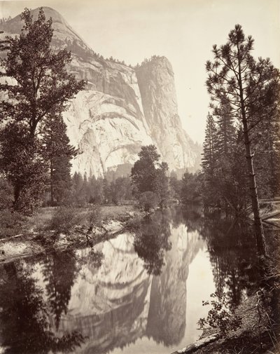 Washington Tower, Yosemite da Carleton E. Watkins.