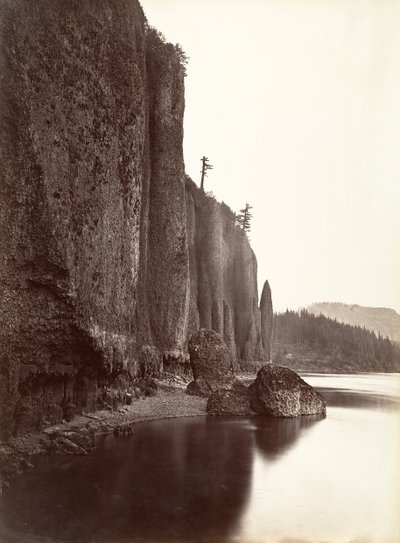 Capo Horn, fiume Columbia, Oregon, 1867 da Carleton Emmons Watkins